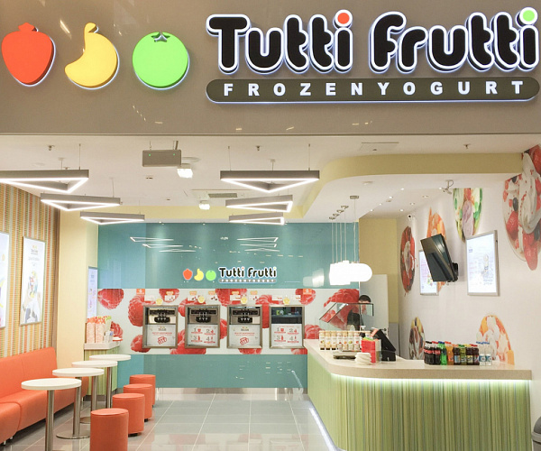 Tutti Frutti, сеть десертных кафе - освещение рис.3